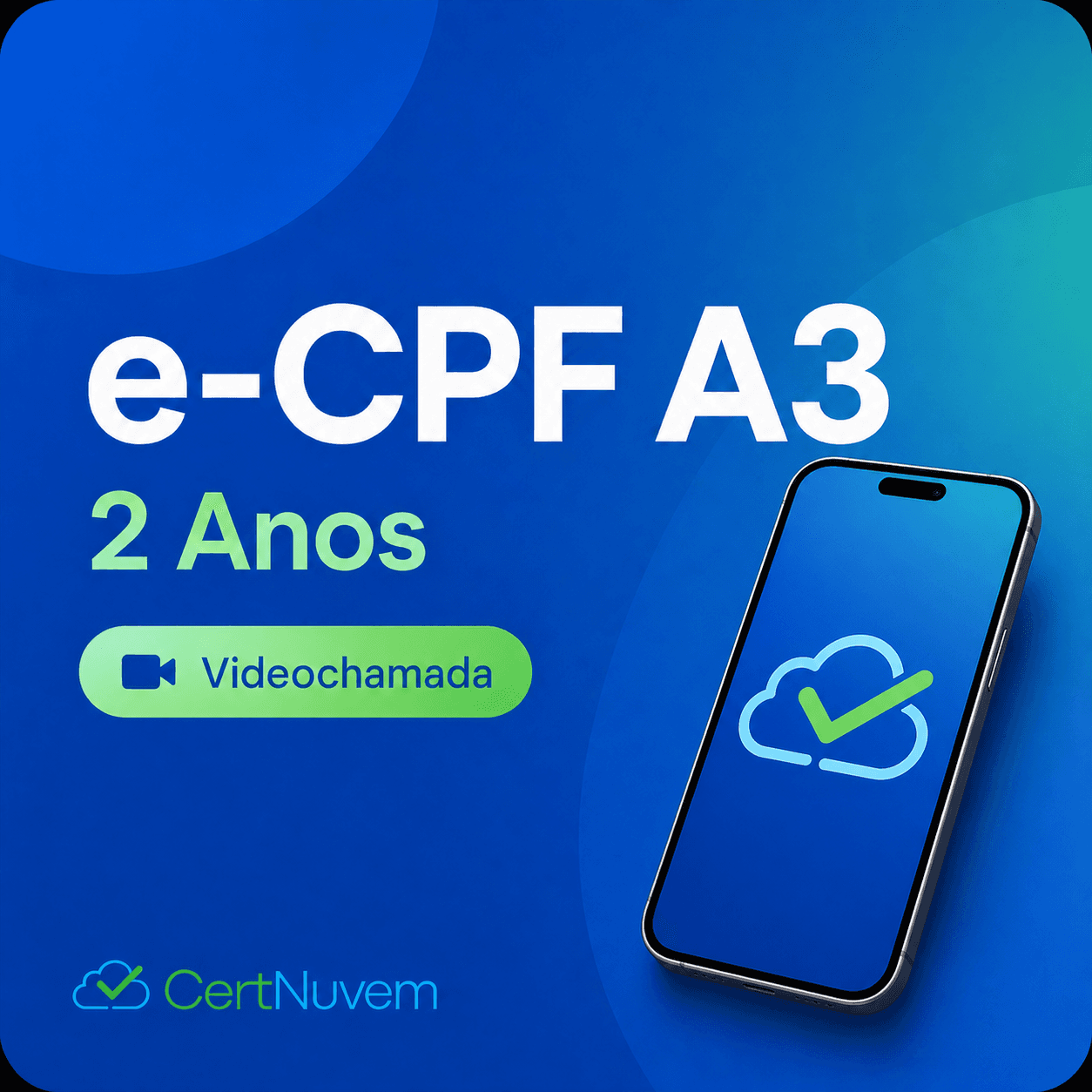 Imagem do produto e-CPF A3 Nuvem - 2 Anos